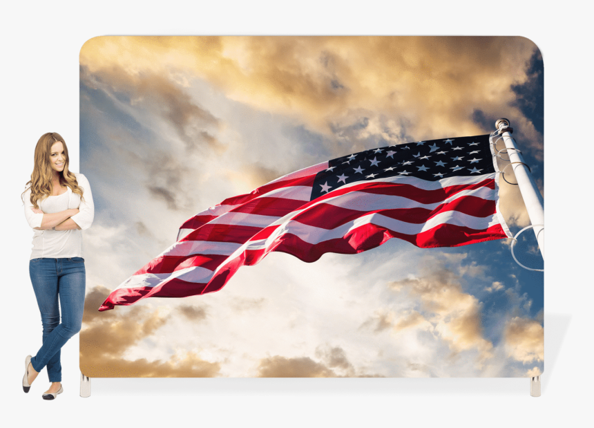 American Flag At War, HD Png Download, Free Download