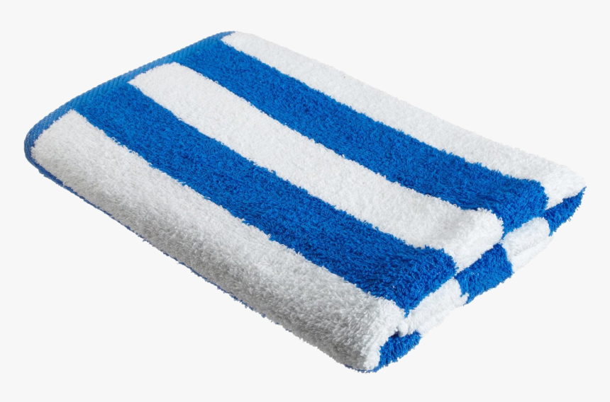 Towel Transparent Colourful - Blue And White Towel, HD Png Download, Free Download