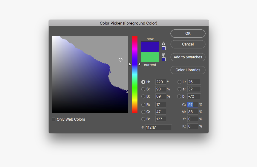 Photoshop Color Picker Espanol, HD Png Download, Free Download