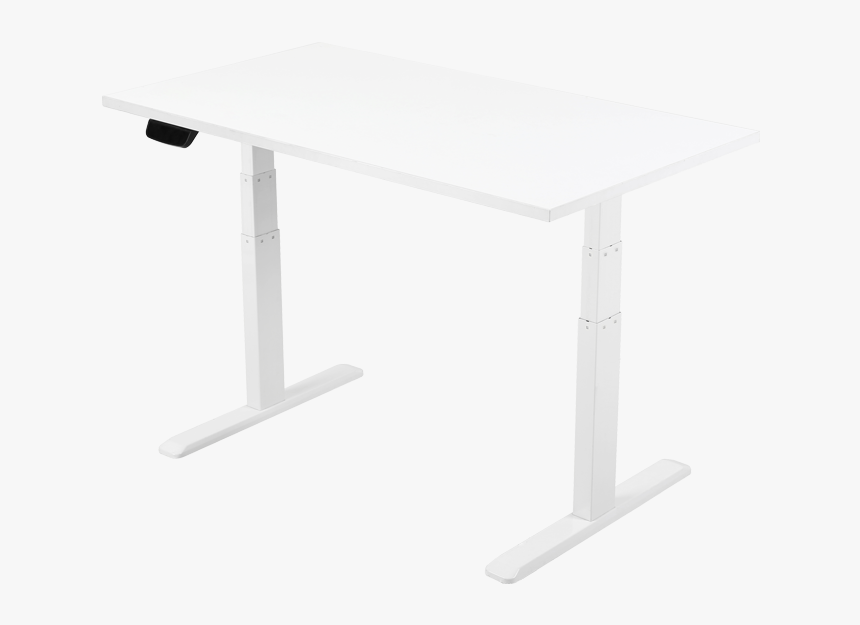 2-leg White Uvi Desk With White Top - Coffee Table, HD Png Download, Free Download