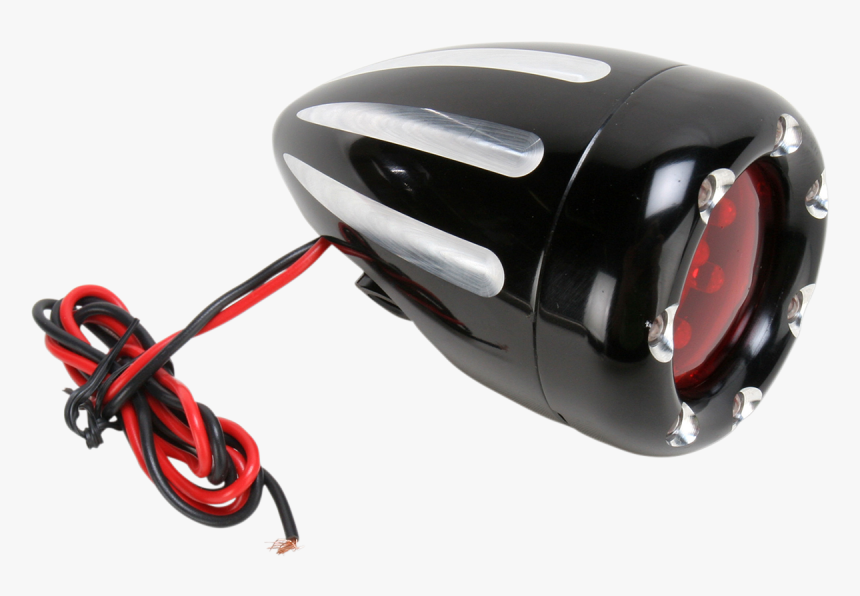Arlen Ness Black Deep Cut Rear Bullet Red Led Red Lens, HD Png Download, Free Download