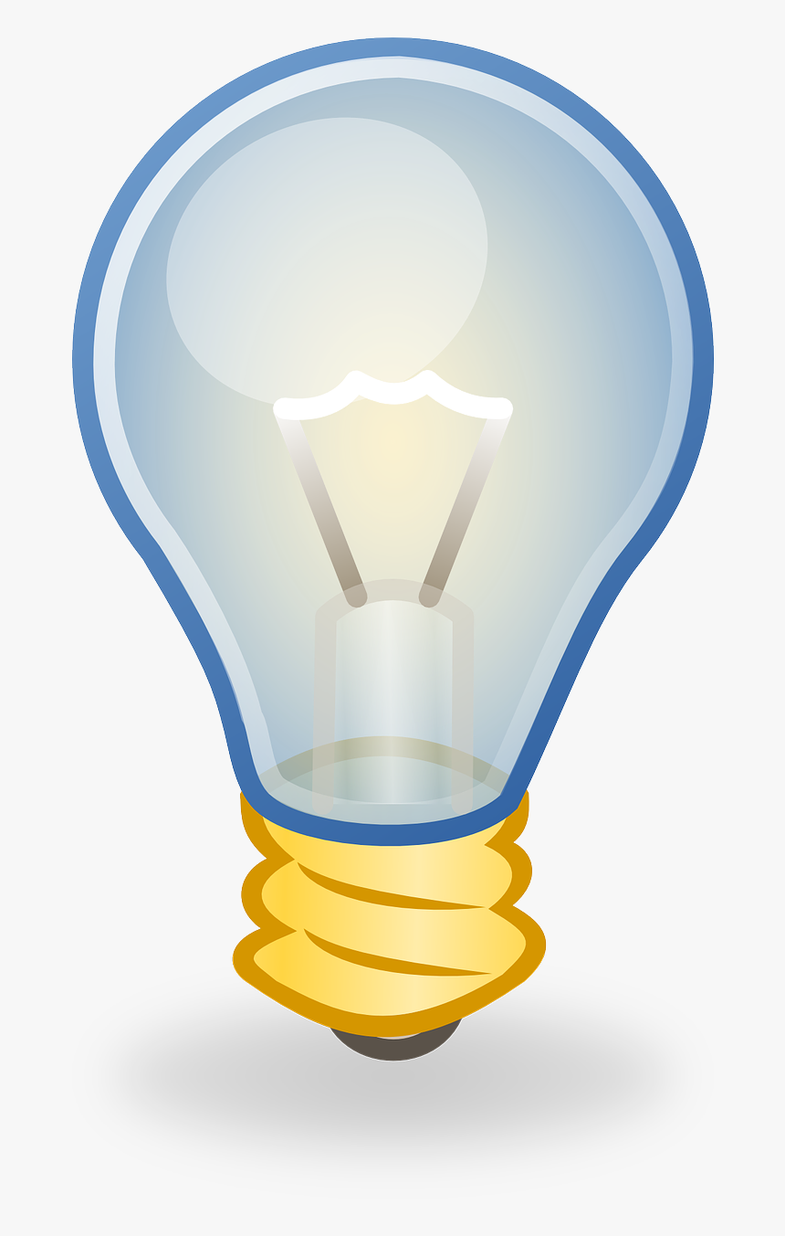 Incandescent Light Bulb Clip Art - National Service Of Learning, HD Png Download, Free Download