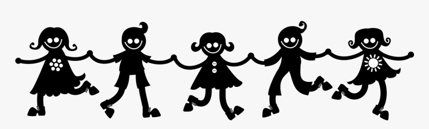 Boys Children Dance Free Photo - Friends Clipart Black And White, HD Png Download, Free Download