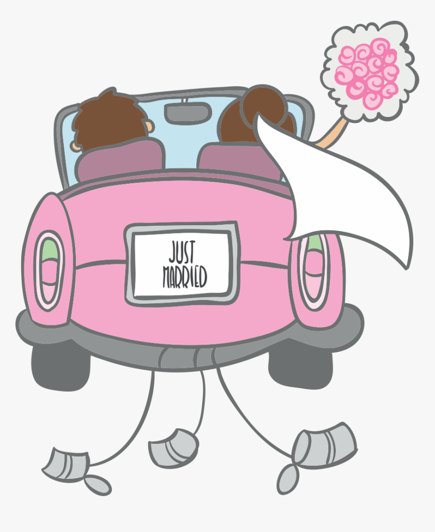 Carro De Noivos Desenho Png, Transparent Png, Free Download