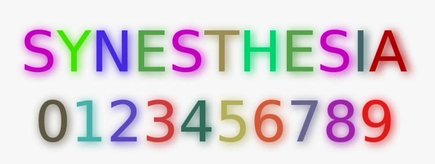 Grapheme Synesthesia, HD Png Download, Free Download