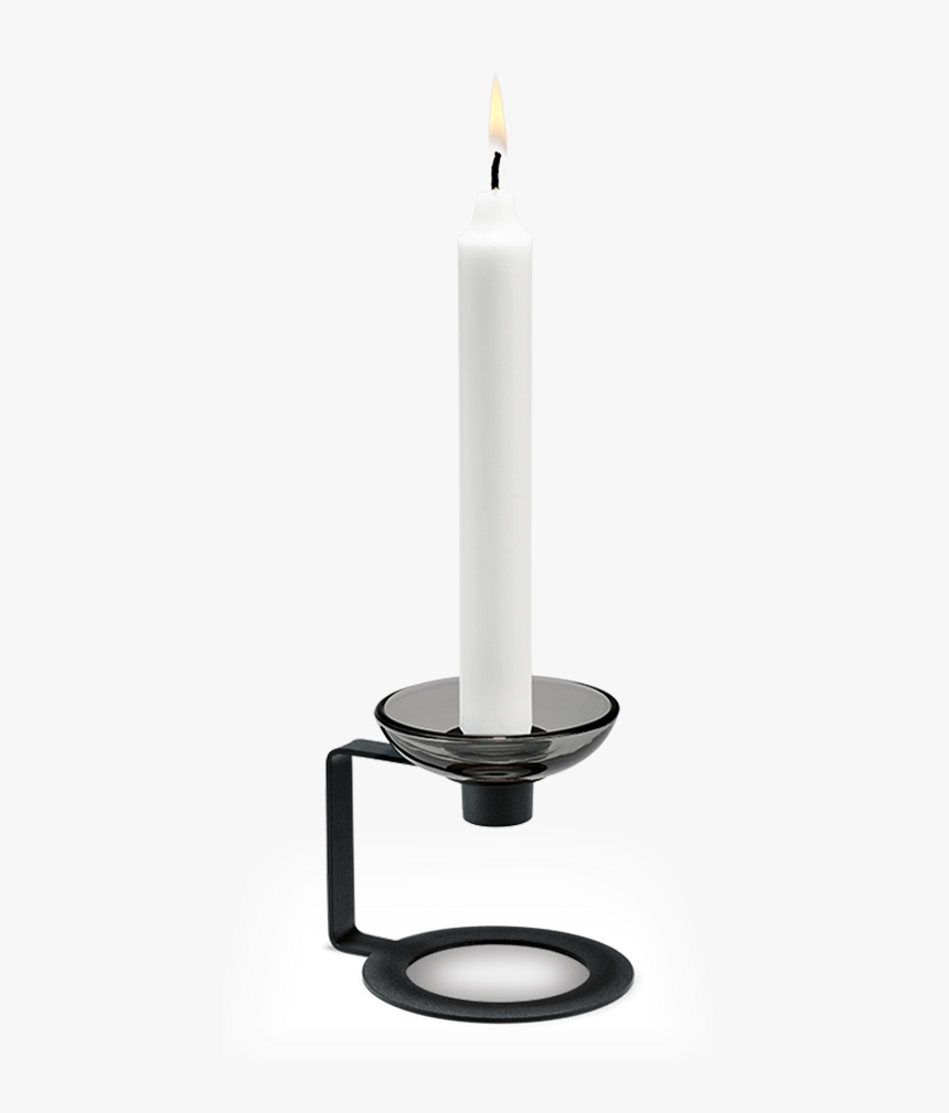 Lumi Candle Holder Black H9 5 Lumi - Candleholder Black Transparent, HD Png Download, Free Download