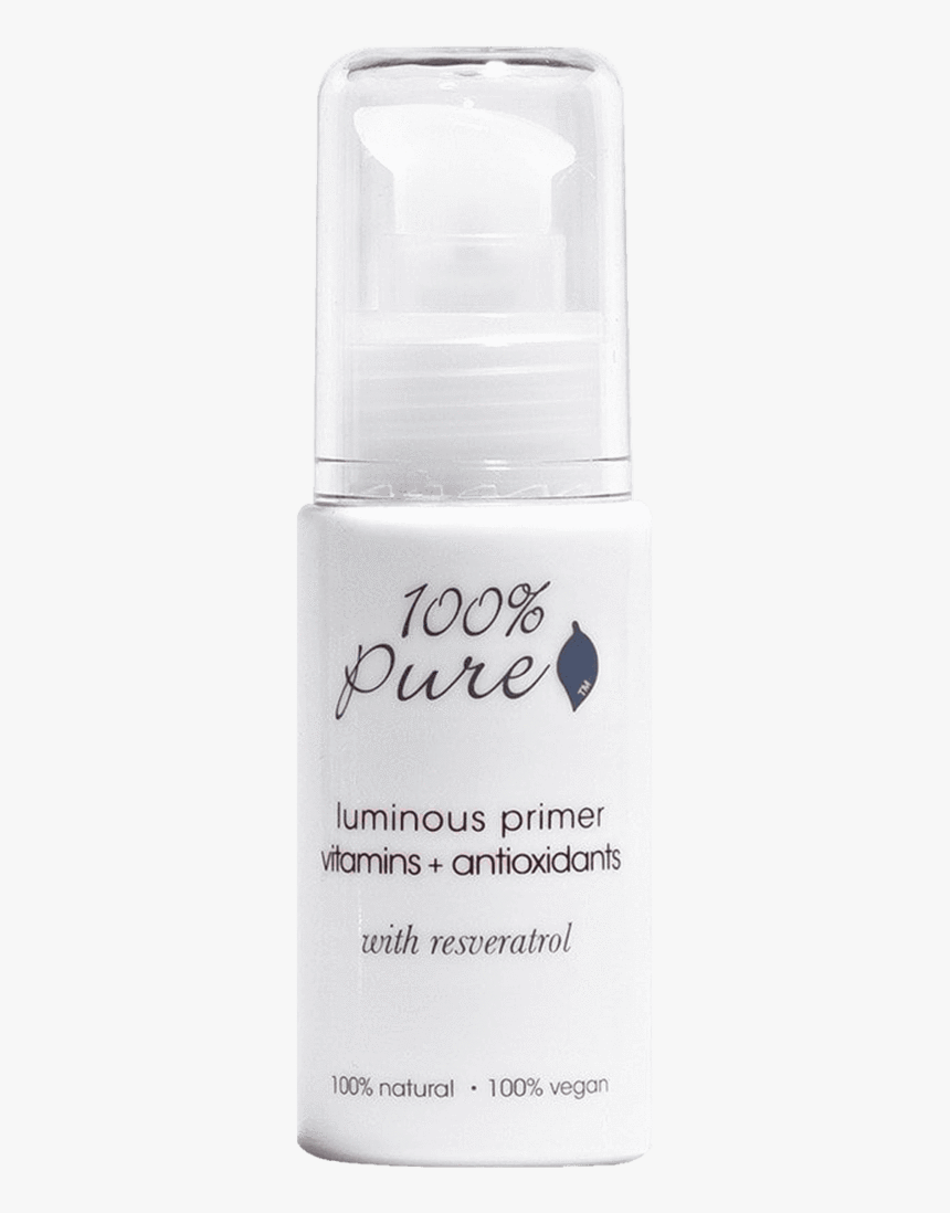 100% Pure® Luminous Primer At Socialite Beauty Canada - Nail Polish, HD Png Download, Free Download