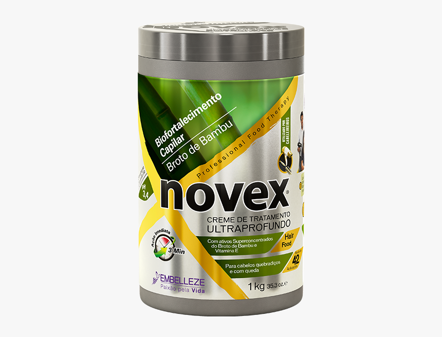 Bambu 1kg Novex Broto Mask - Creme De Hidratação Novex, HD Png Download, Free Download