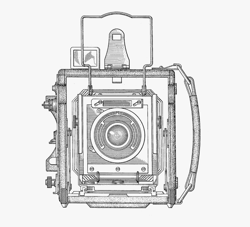Press Camera Line Art, HD Png Download, Free Download