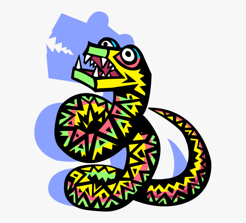 Vector Illustration Of Reptile Snake, HD Png Download, Free Download