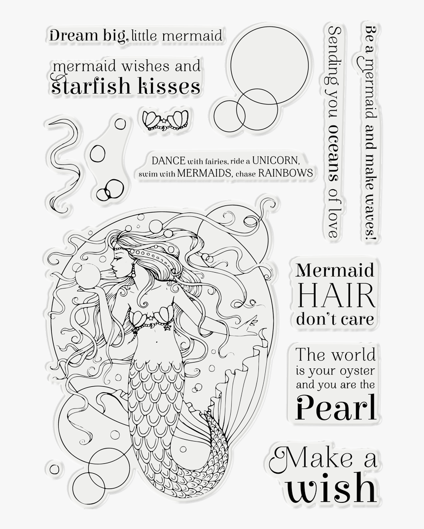 Molly Harrison Photopolymer Stamp - Molly Harrison Photopolymer Stamp - Sea Of Bubbles, HD Png Download, Free Download