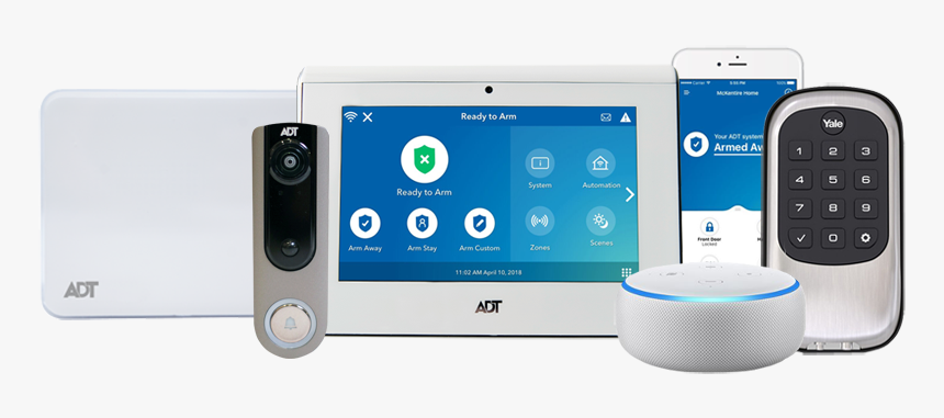 Adt Command Control Kit With Doorbell Thermostat And - Adt Command Panel, HD Png Download, Free Download