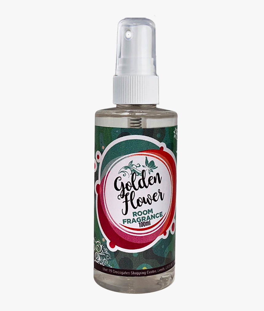 Golden Flower Room Spray - Bottle, HD Png Download, Free Download