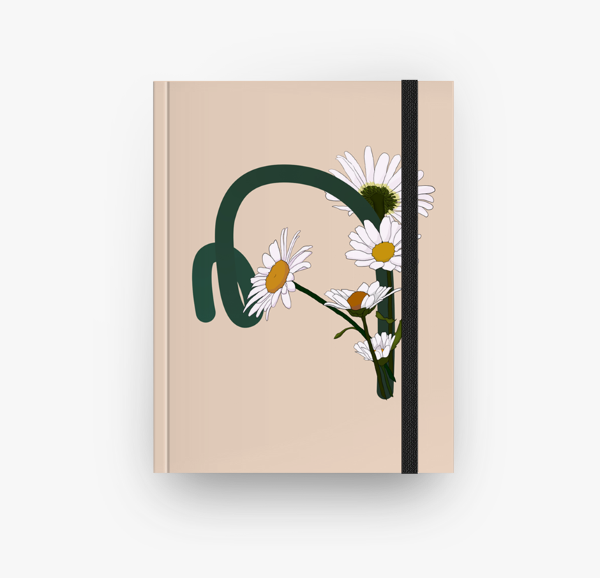 Caderno Monograma Floral M De Evelinena - Visual Arts, HD Png Download, Free Download