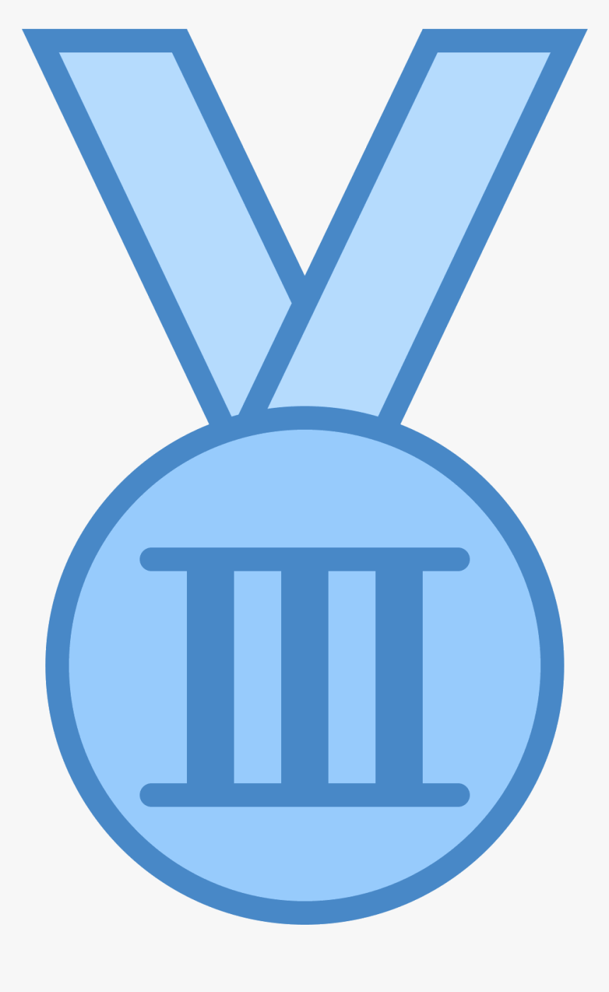 Bronze Medal Icon - Синяя Иконка Место Png, Transparent Png, Free Download