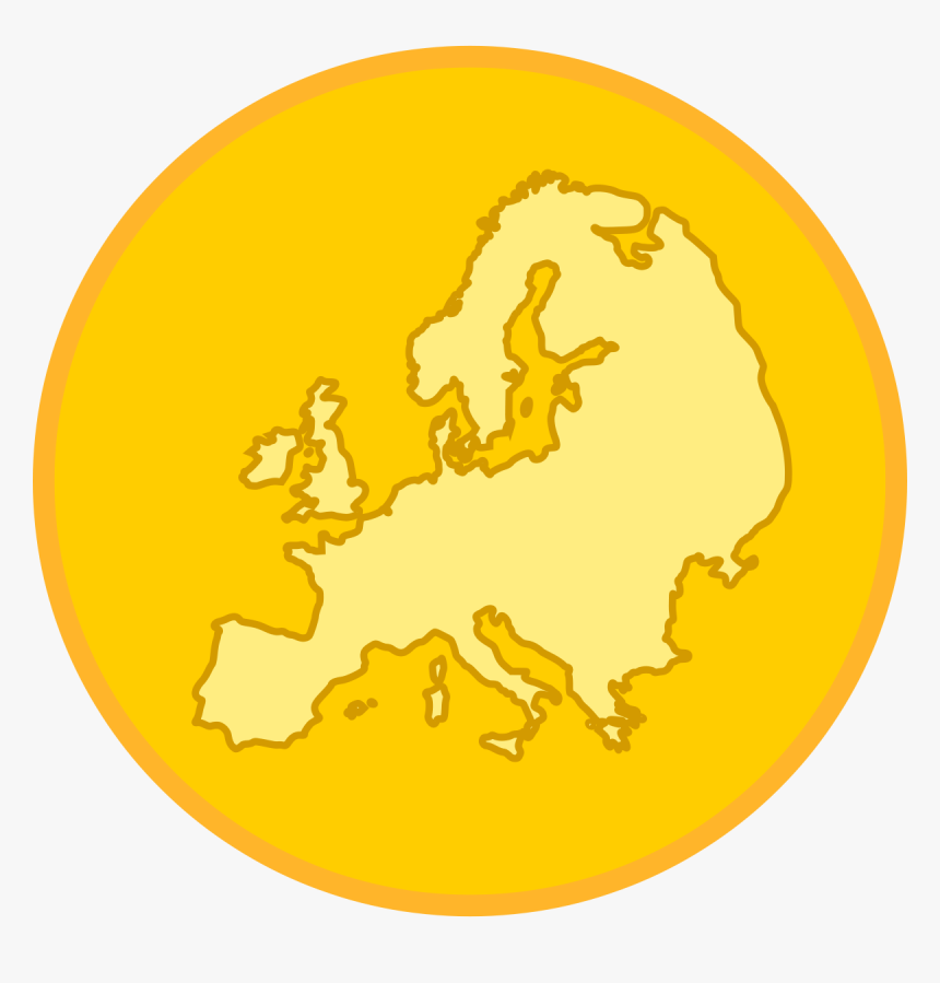 Transparent Gold Medal Clip Art - 300px Gold_medal_europe Svg, HD Png Download, Free Download
