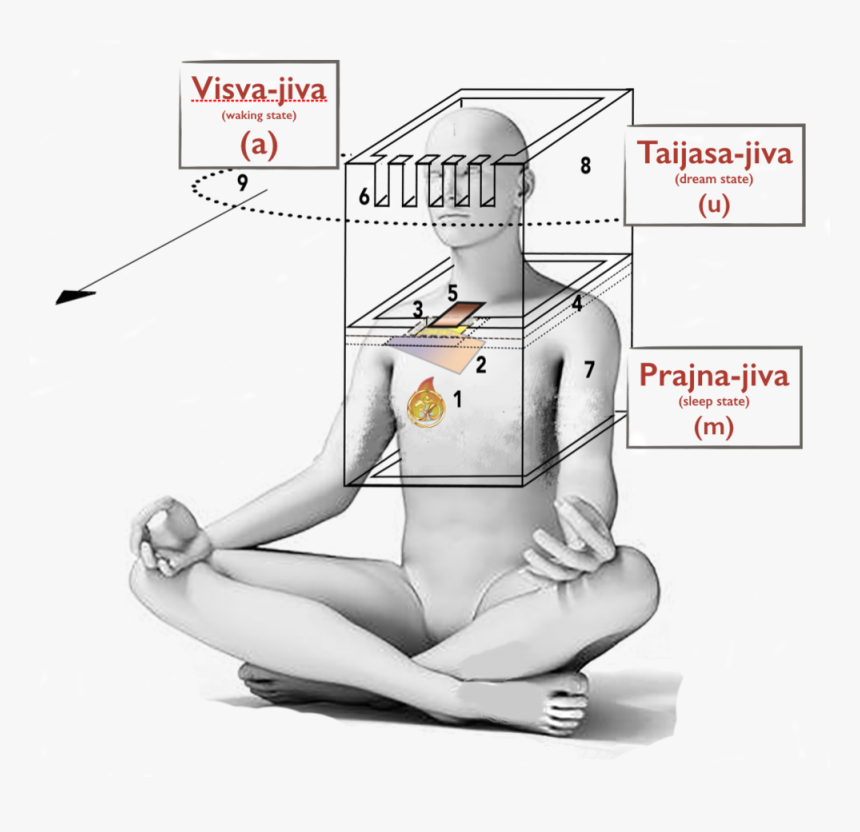 Ramana Self Drawing Aum No Back - Aum Mantra, HD Png Download, Free Download