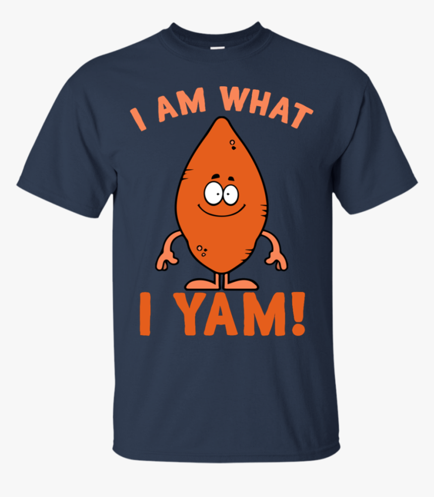 I Am What I Yam Funny Sweet Potato Vegetable Pun Yams - Active Shirt, HD Png Download, Free Download