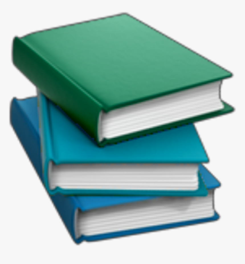 #emoji #apple #bleu #vert #blue #green #livre #book - Books Emoji Png, Transparent Png, Free Download