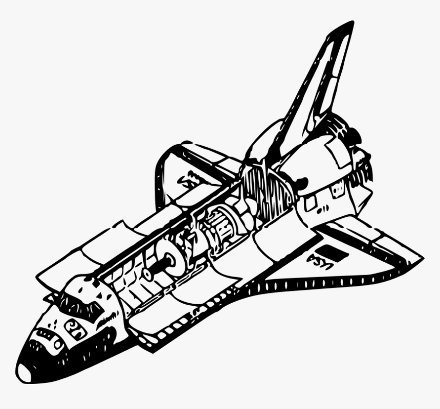 Ship, Free Illustrations, Space, Rocket, Spacecraft - Space Clip Art, HD Png Download, Free Download