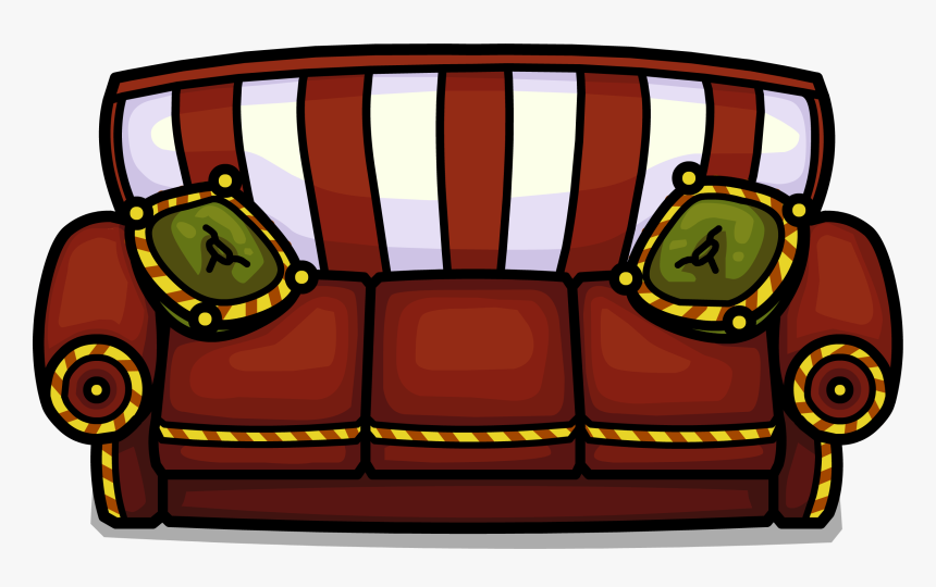 Club Penguin Wiki - Couch Club Penguin, HD Png Download, Free Download