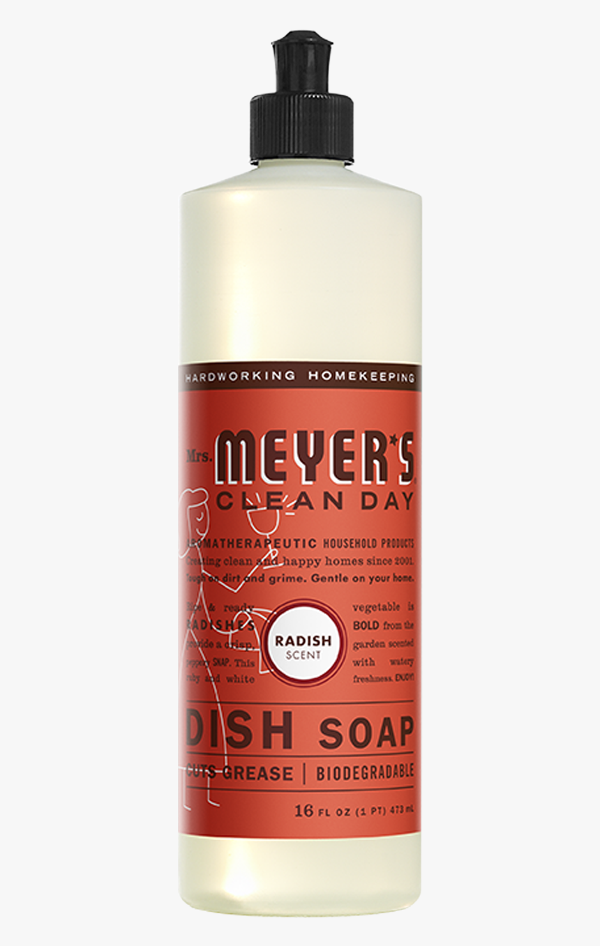 Mrs Meyers Radish Dish Soap - Ms Meyers Dish Soap, HD Png Download, Free Download