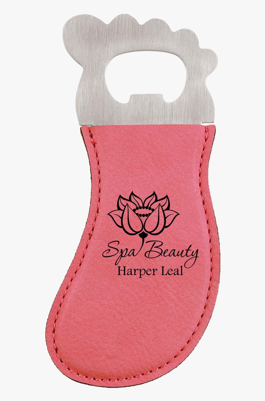 Pink Magnetic Foot Bottle Opener With Custom Laser - Sock, HD Png Download, Free Download