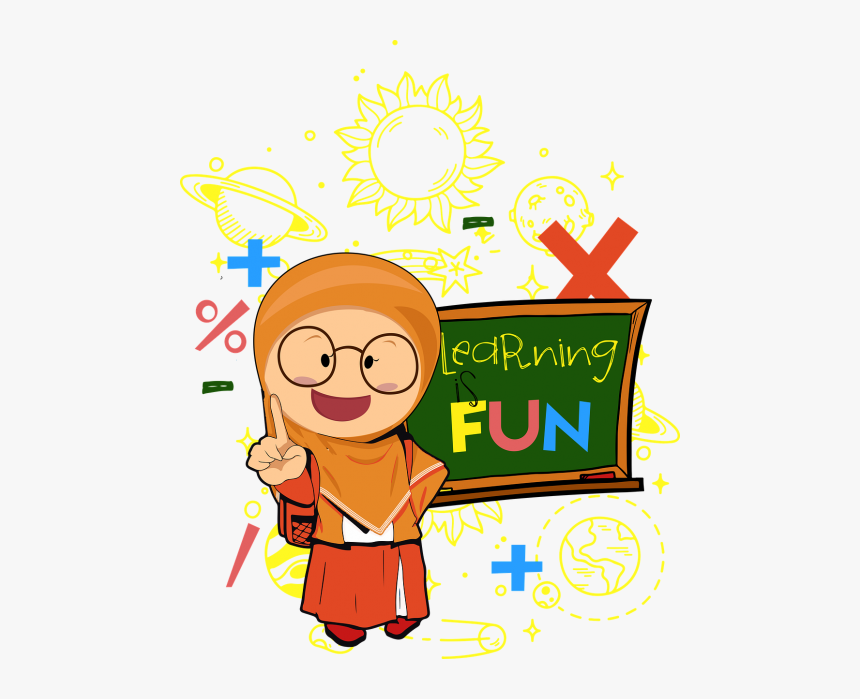 Cartoon Cute Learning - Cartoon Image Of Learning Is Fun, HD Png Download, Free Download
