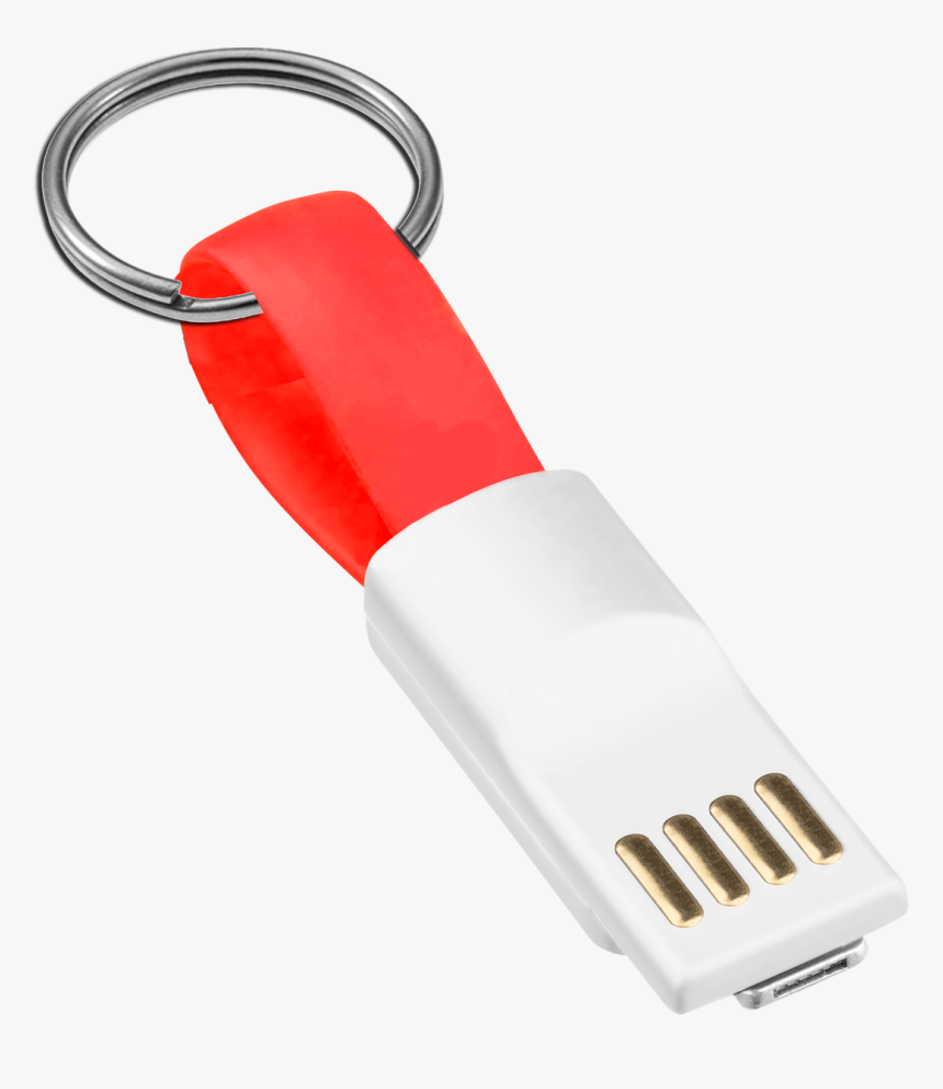 2 In 1 Magnetic Keychain Charging Cable - Usb, HD Png Download, Free Download