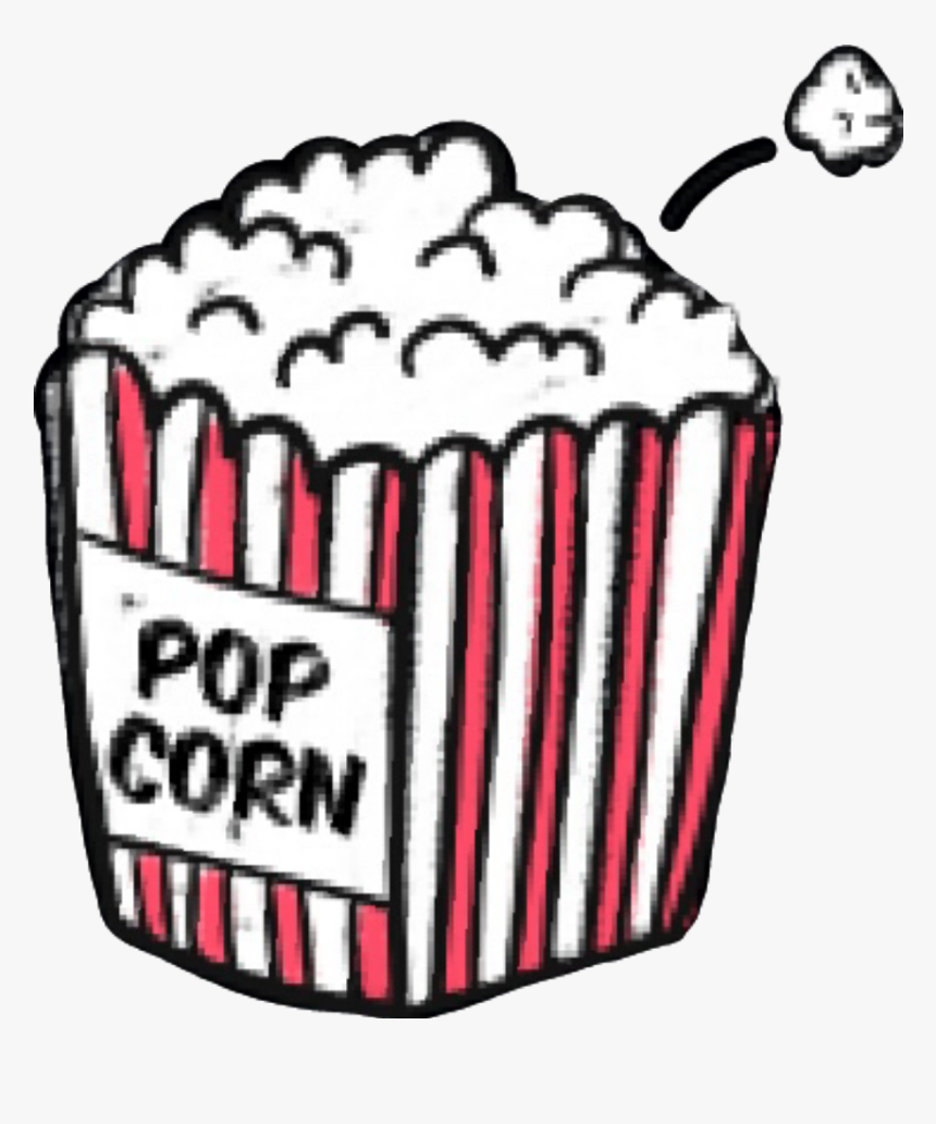 #popcorn #popcorns #popcornsticker #pipoca - Popcorn, HD Png Download, Free Download