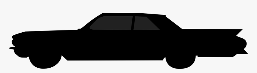 Classic Clipart 50"s Car - Old Car Silhouette Png, Transparent Png, Free Download