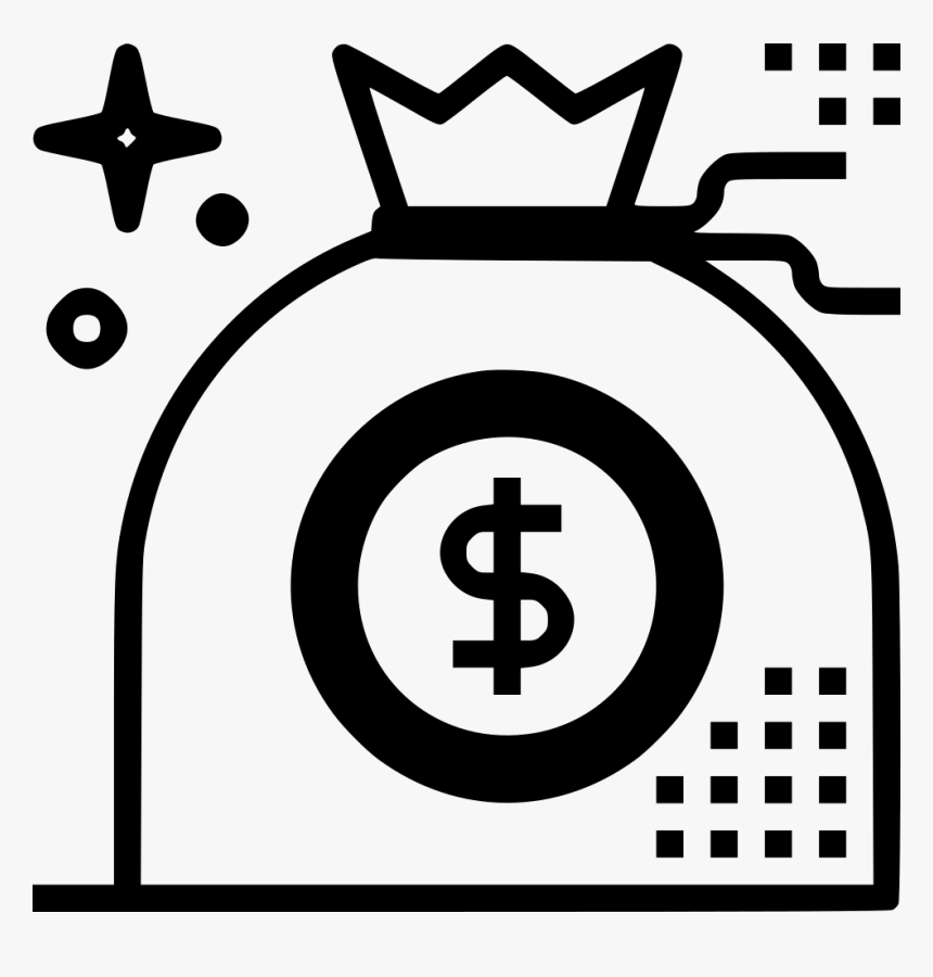 Budget Money Bag Coin - Bag Of Money Icon Png Transparent, Png Download, Free Download