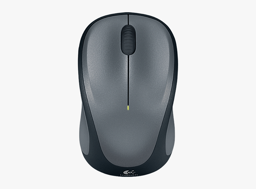 Intens jeg er træt Forhandle Wireless Mouse M235 Grey, Top View - Logitech M235 Wireless Mouse, HD Png  Download - kindpng