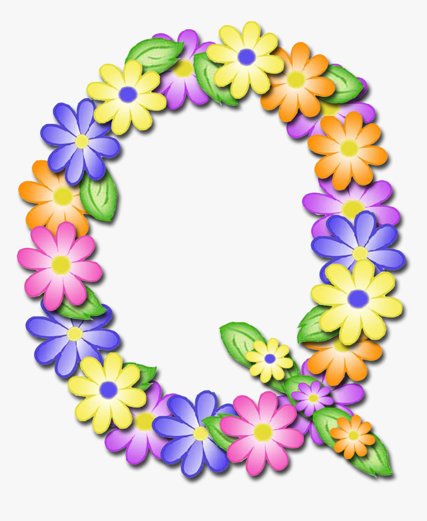 Flower Letter Clip Art, HD Png Download, Free Download