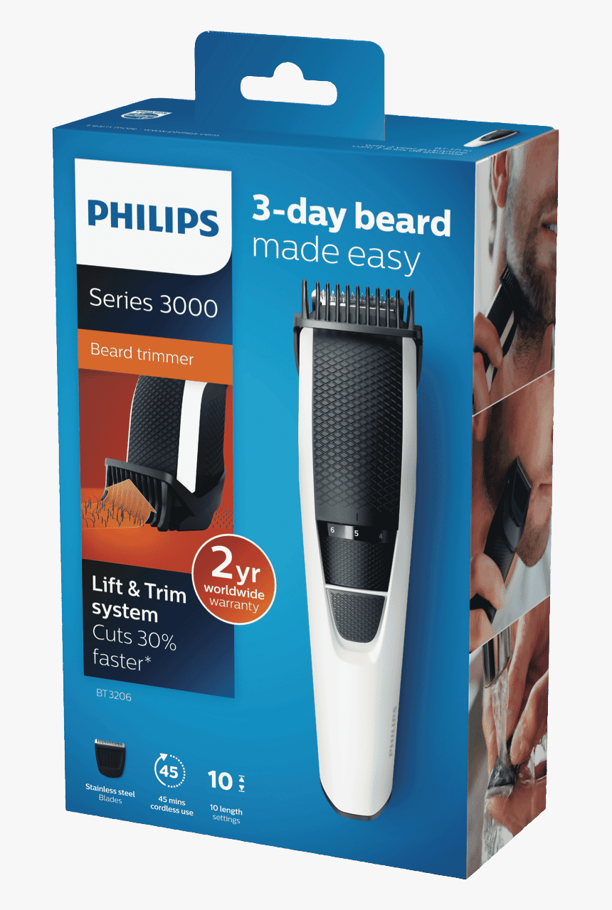 Philips Beard Trimmer Bt3208, HD Png Download, Free Download