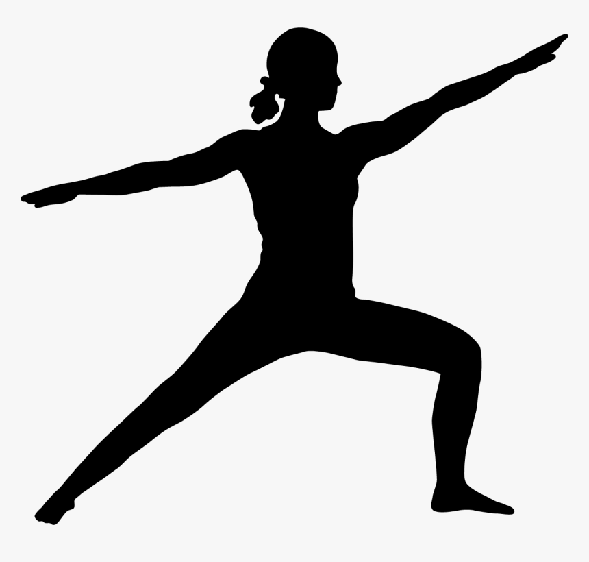 Yoga Warrior Pose Clipart, HD Png Download, Free Download