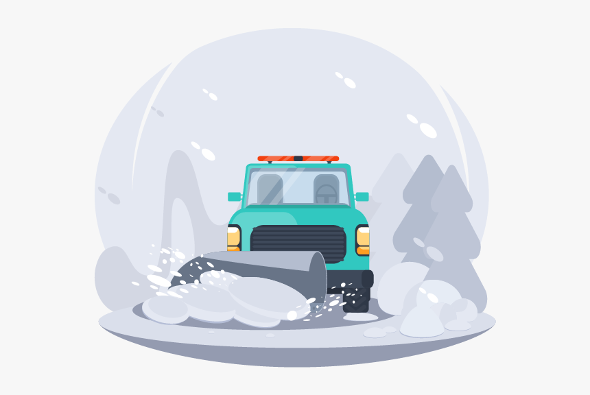 Snow Plowing & Removal - Van, HD Png Download, Free Download