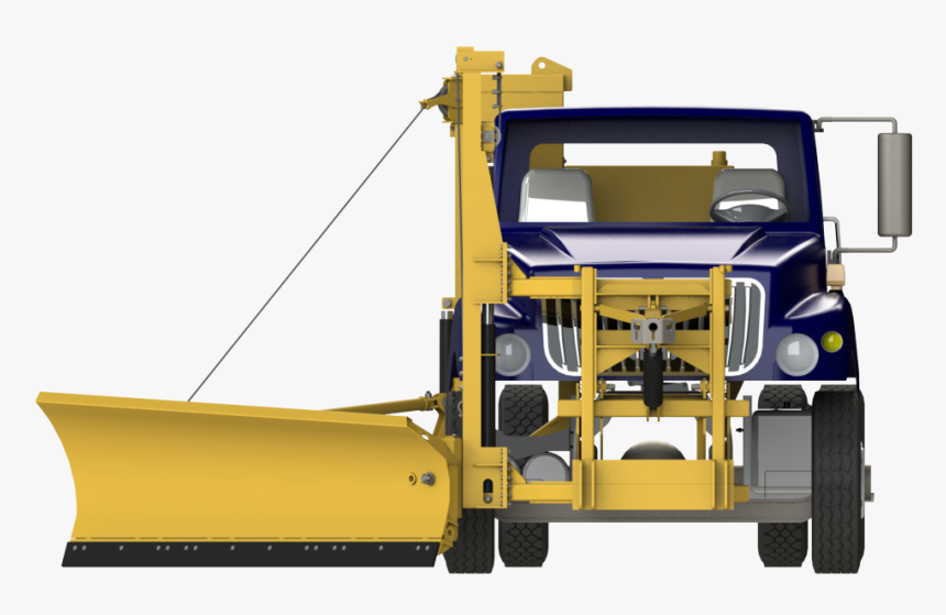 Hbcl Deployed Ground Front - Bulldozer, HD Png Download, Free Download