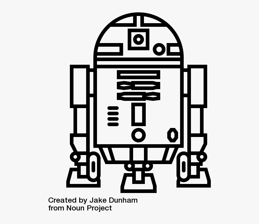 Transparent Noun Clipart - Star Wars R2d2 Png Vector, Png Download - kindpn...