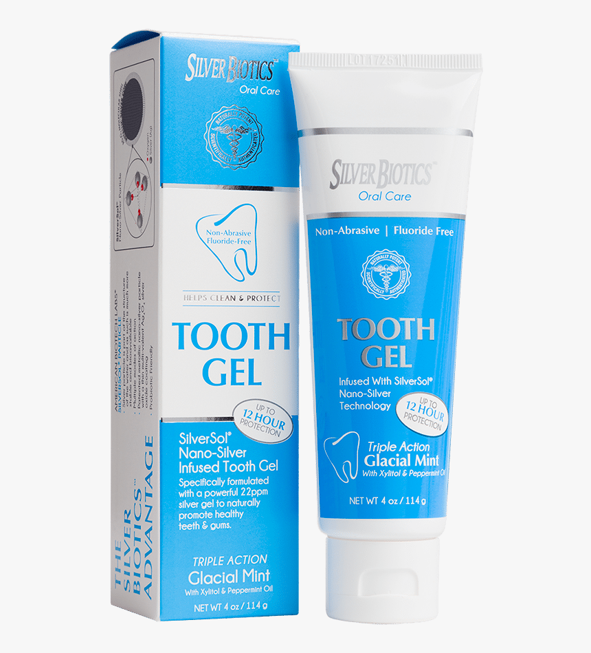 Silver Biotics Tooth Gel, HD Png Download, Free Download