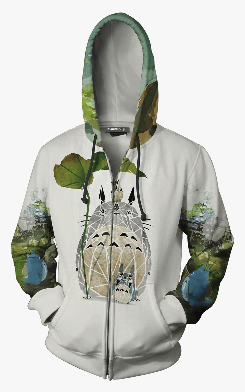 My Neighbor Totoro Zip Up Hoodie - Rin Vocaloid Hoodie, HD Png Download, Free Download