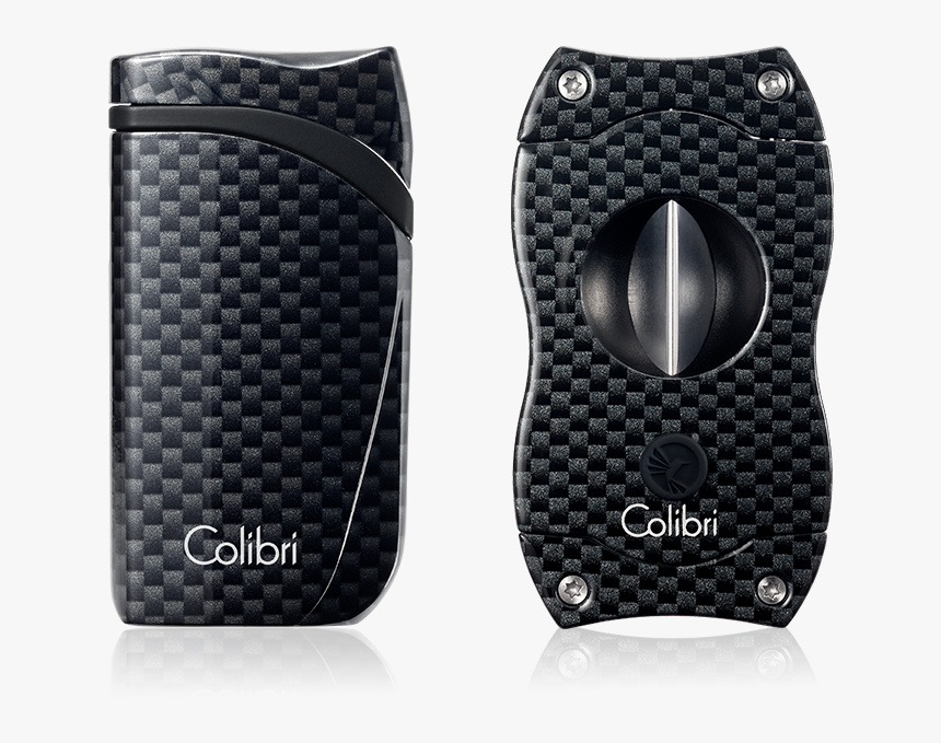 Colibri Falcon & V-cut Carbon Fiber Gift Set Black - Computer Speaker, HD Png Download, Free Download