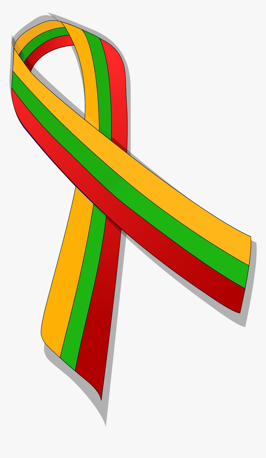 Lithuania Ribbon - Lithuania Flag Ribbon, HD Png Download, Free Download