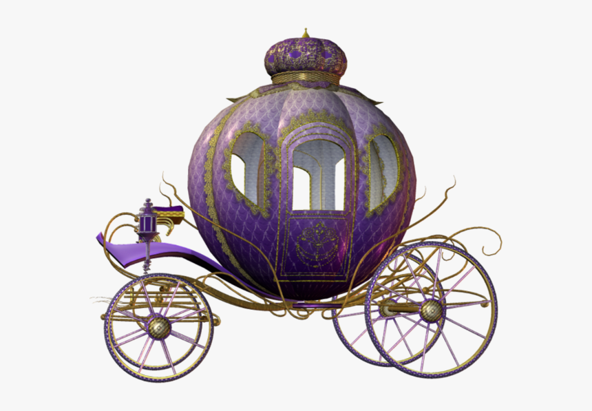 Cinderella Pumpkin Carriage Clipart At Getdrawingscom,carriage - Purple Carriage, HD Png Download, Free Download