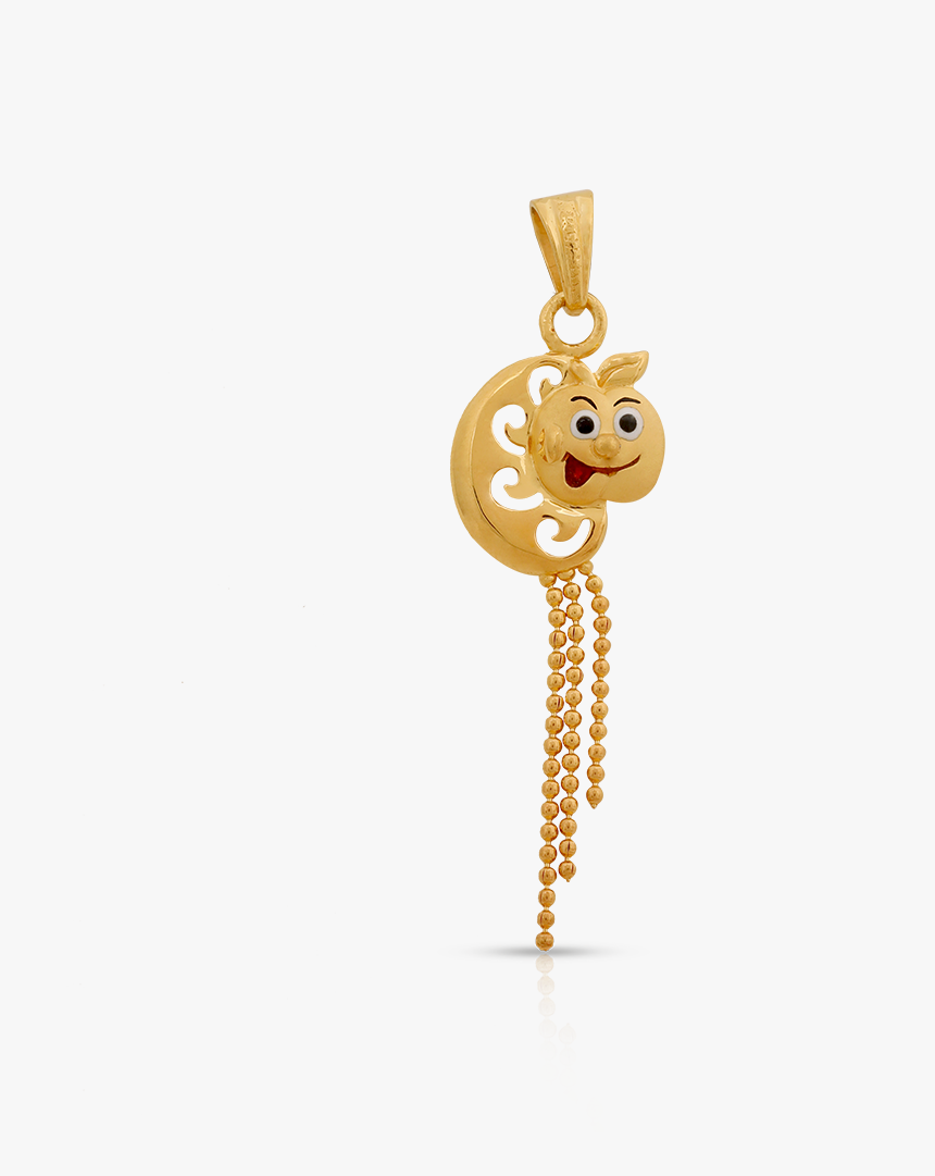 Funky Orange Gold Pendant - Cartoon, HD Png Download, Free Download