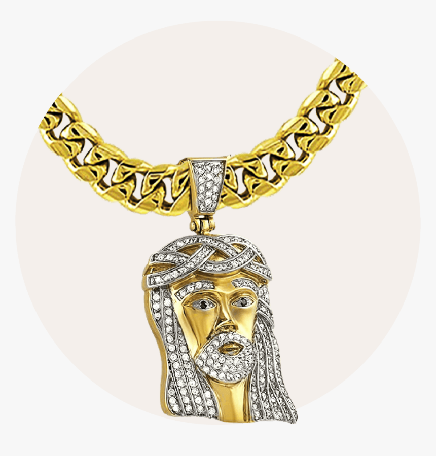 Man Gold Necklace Png, Transparent Png, Free Download