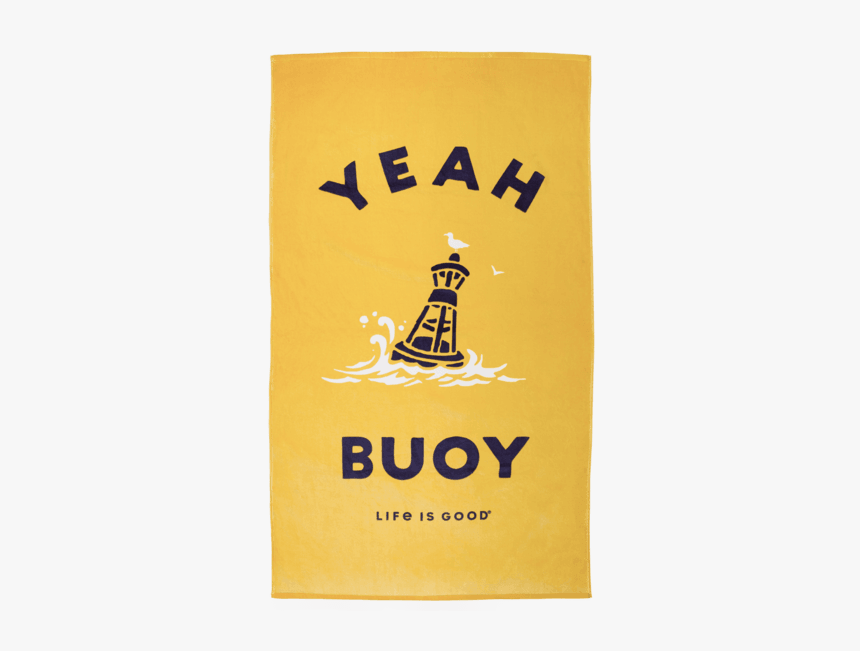 Yeah Buoy Beach Towel - Lighthouse, HD Png Download, Free Download