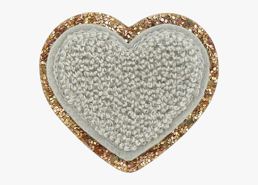 Glitter Heart Patch - Heart, HD Png Download, Free Download