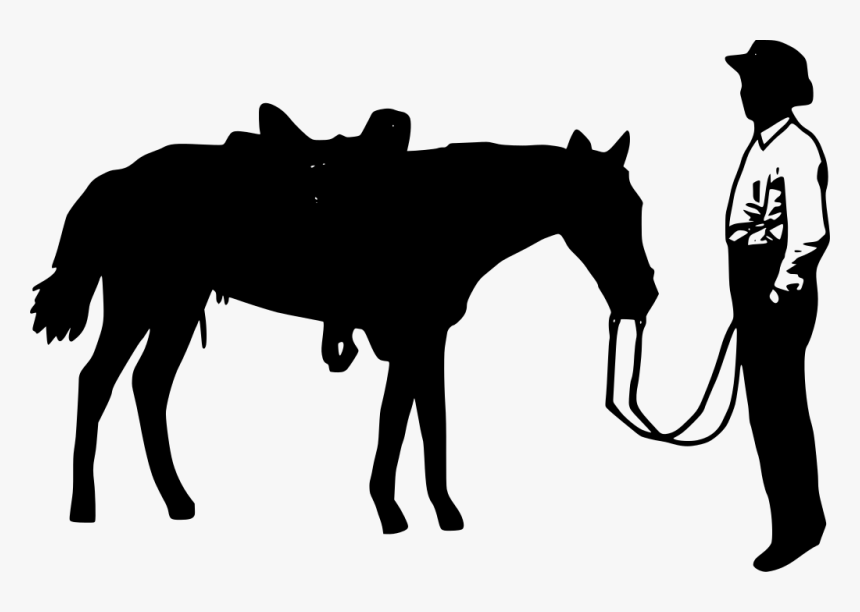 Horse And Cowboy Svg, HD Png Download, Free Download