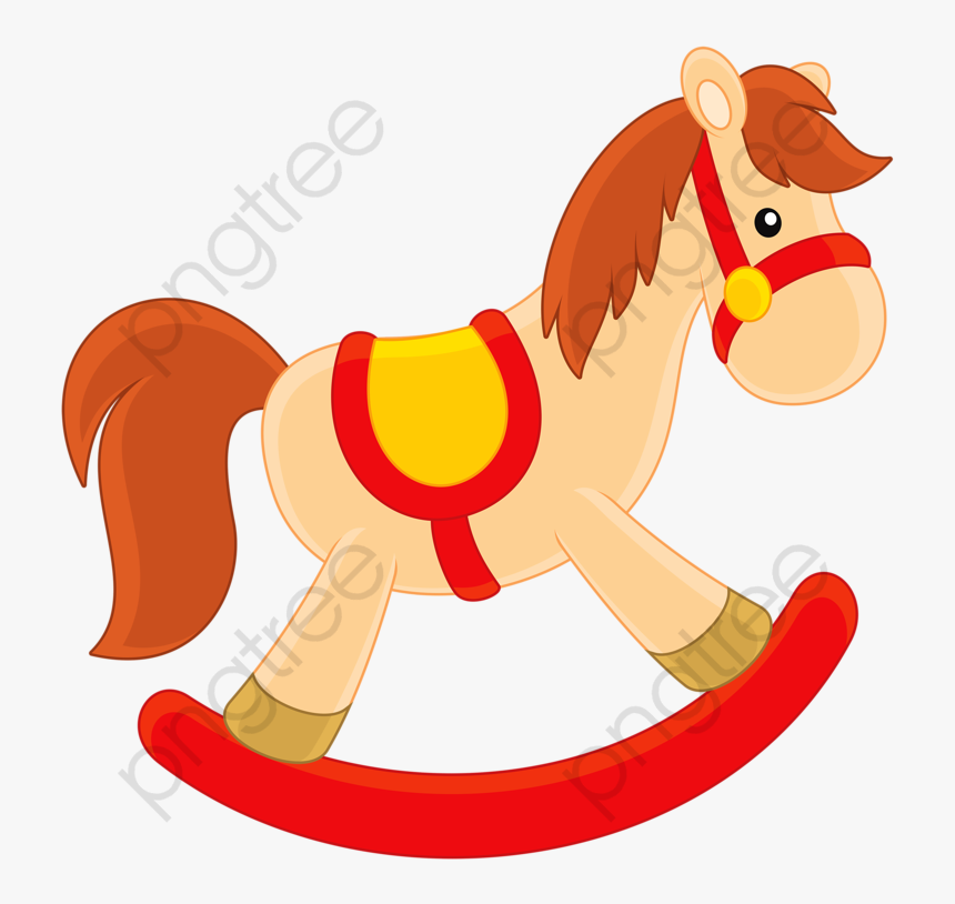 Rocking Horse, Horse Clipart, Trojans, Carousel Png - Horse Toy Clipart, Transparent Png, Free Download